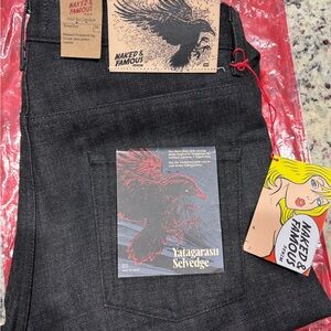 Naked & Famous Denim Yatagarasu Easy Guy Size 34